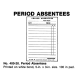 PERIOD ABSENTEES
